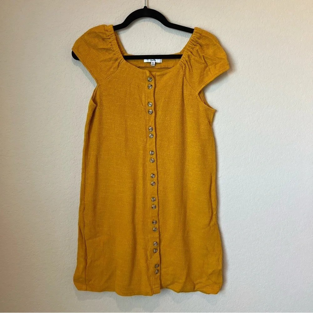 Madewell Texture & Thread Cap-Sleeve Dress - Picture 5 of 9